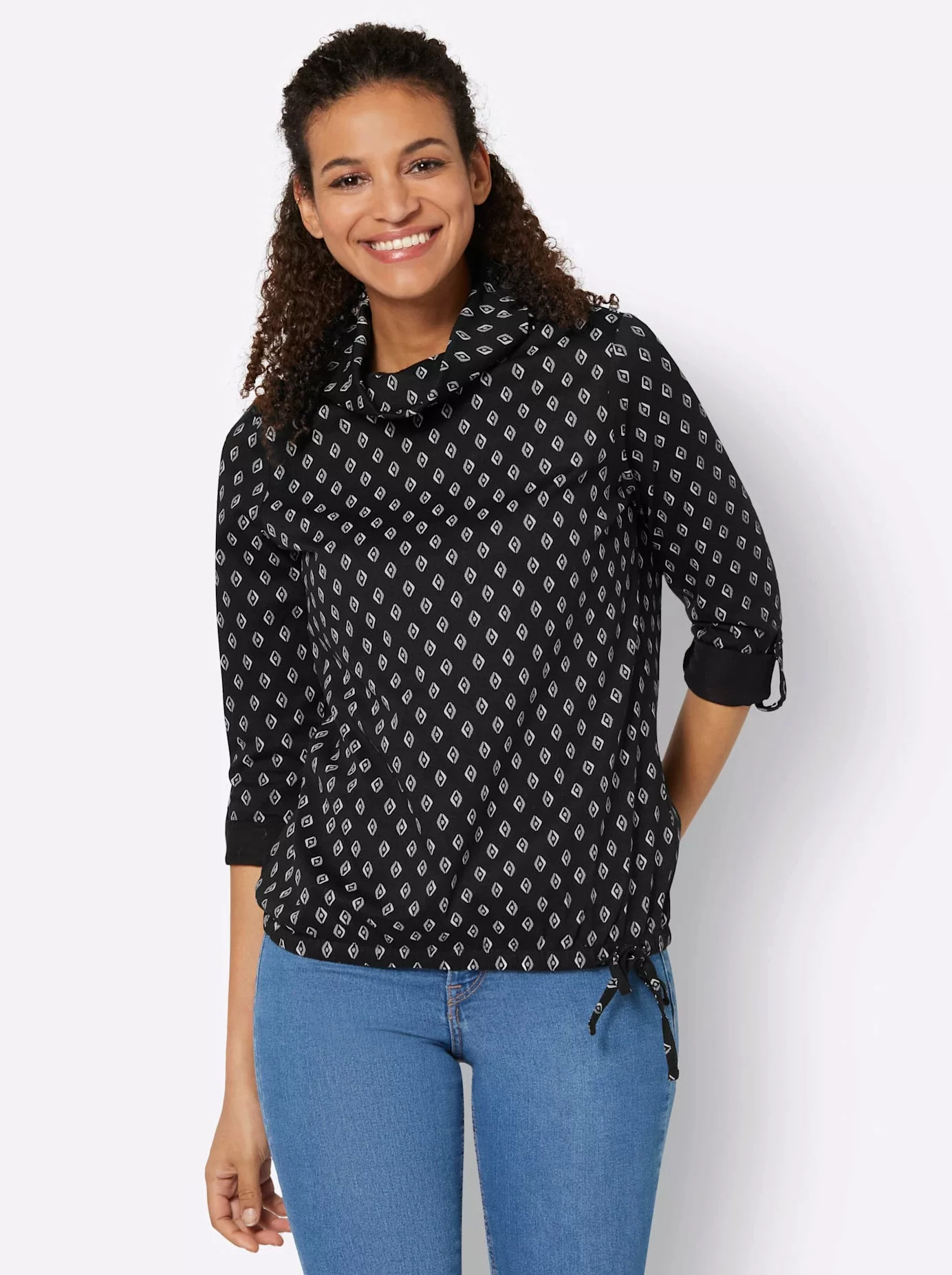 Inspirationen Rollkragenshirt "Rollkragen-Shirt", (1 tlg.) günstig online kaufen