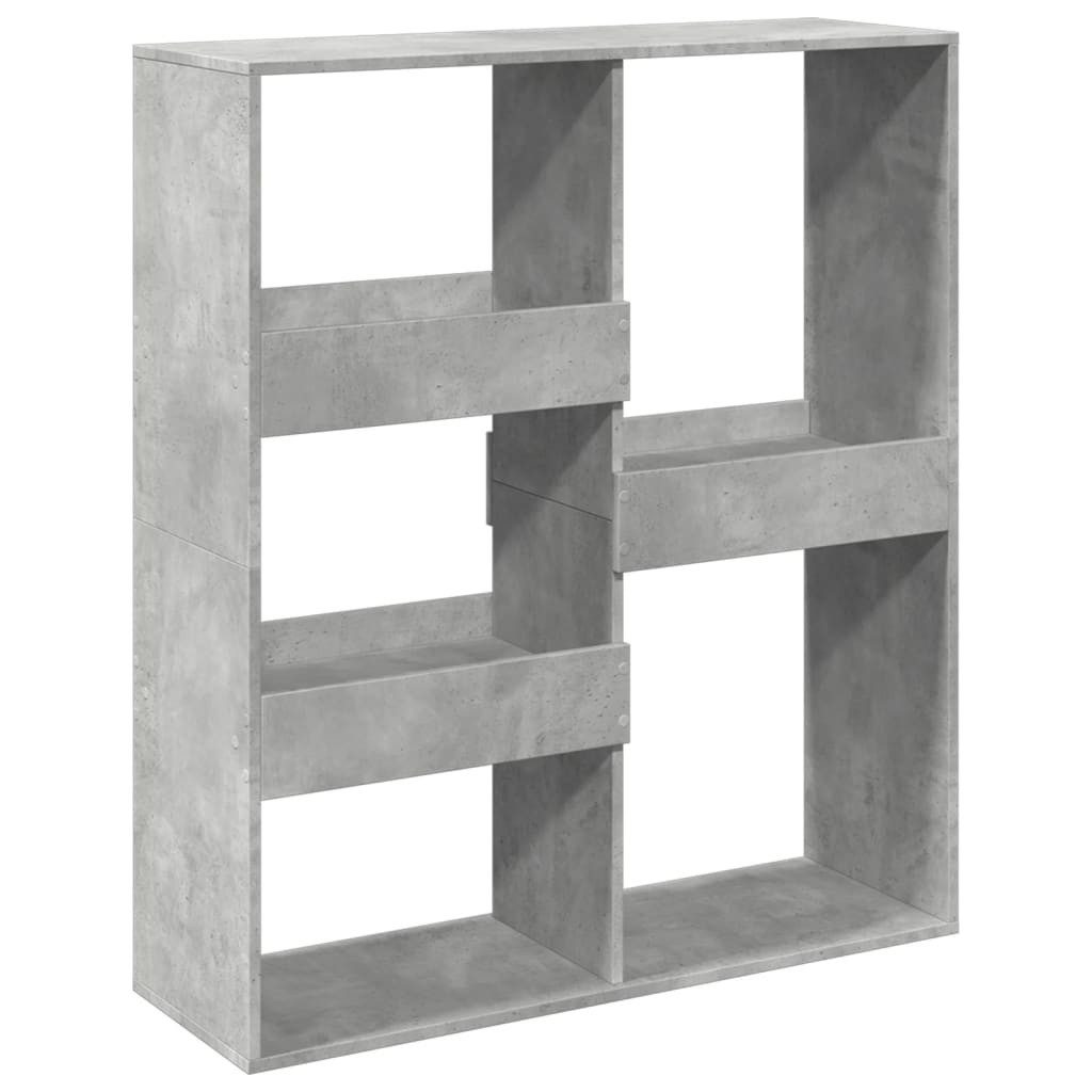 vidaXL Bücherregal Bücherregal/Raumteiler Betongrau 100x33x115 cm, günstig online kaufen