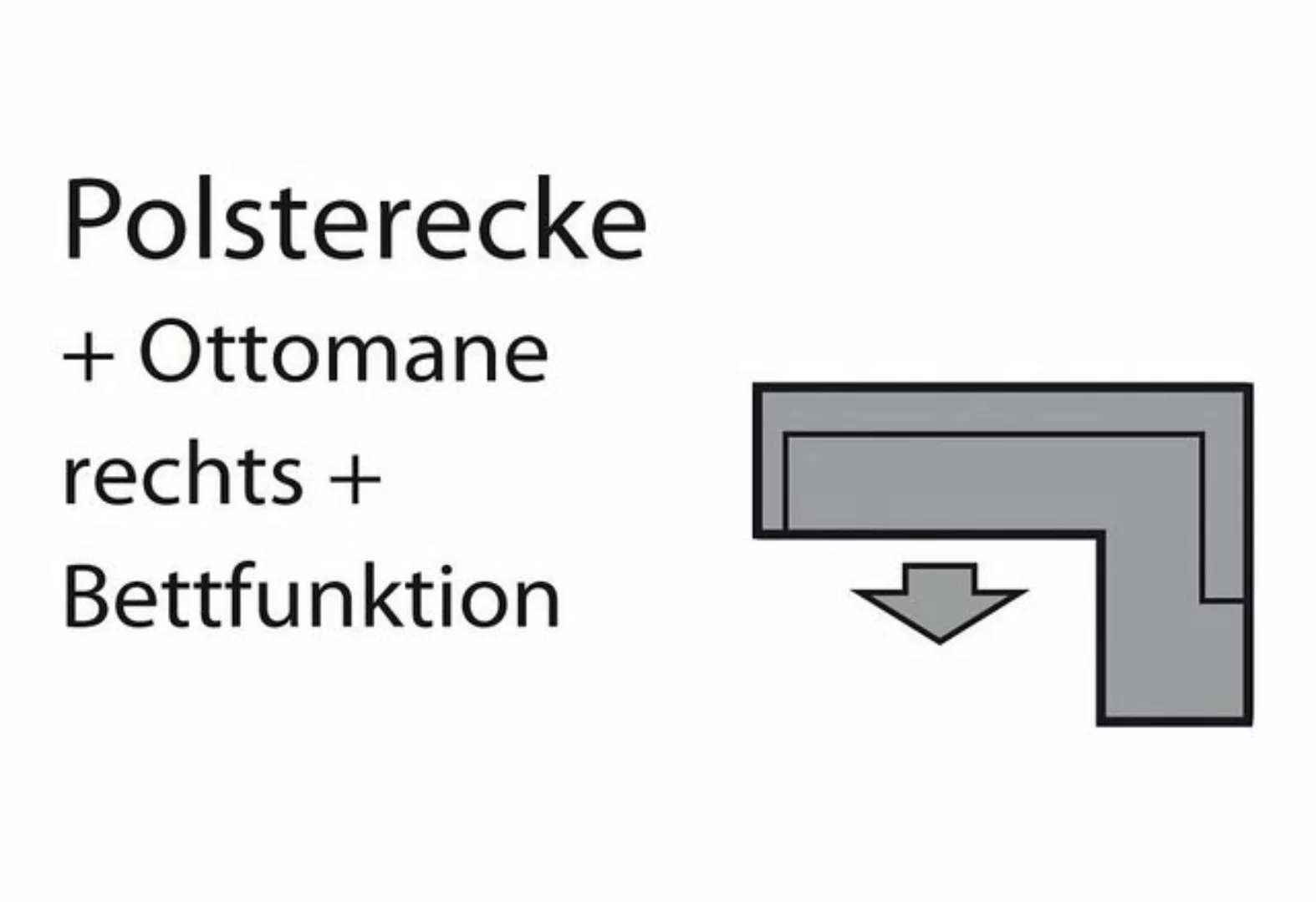 COTTA Ecksofa Sammy, inklusive Kopfstützen-Höhenverstellung, wahlweise mit günstig online kaufen