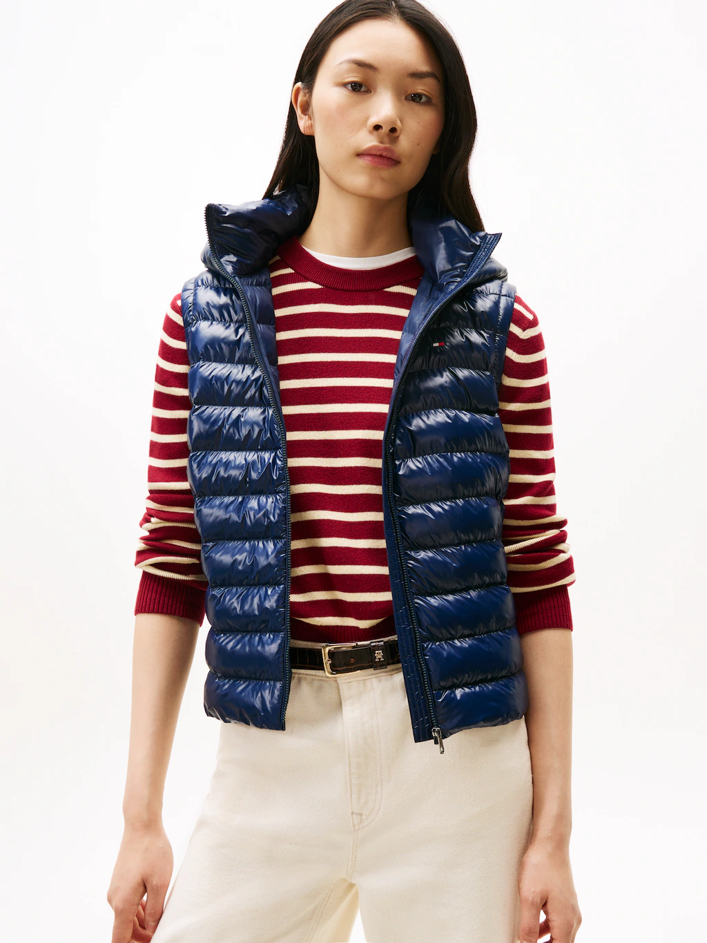 Tommy Hilfiger Steppweste "LW PADDED SLIM VEST", leicht glänzende Oberfläch günstig online kaufen