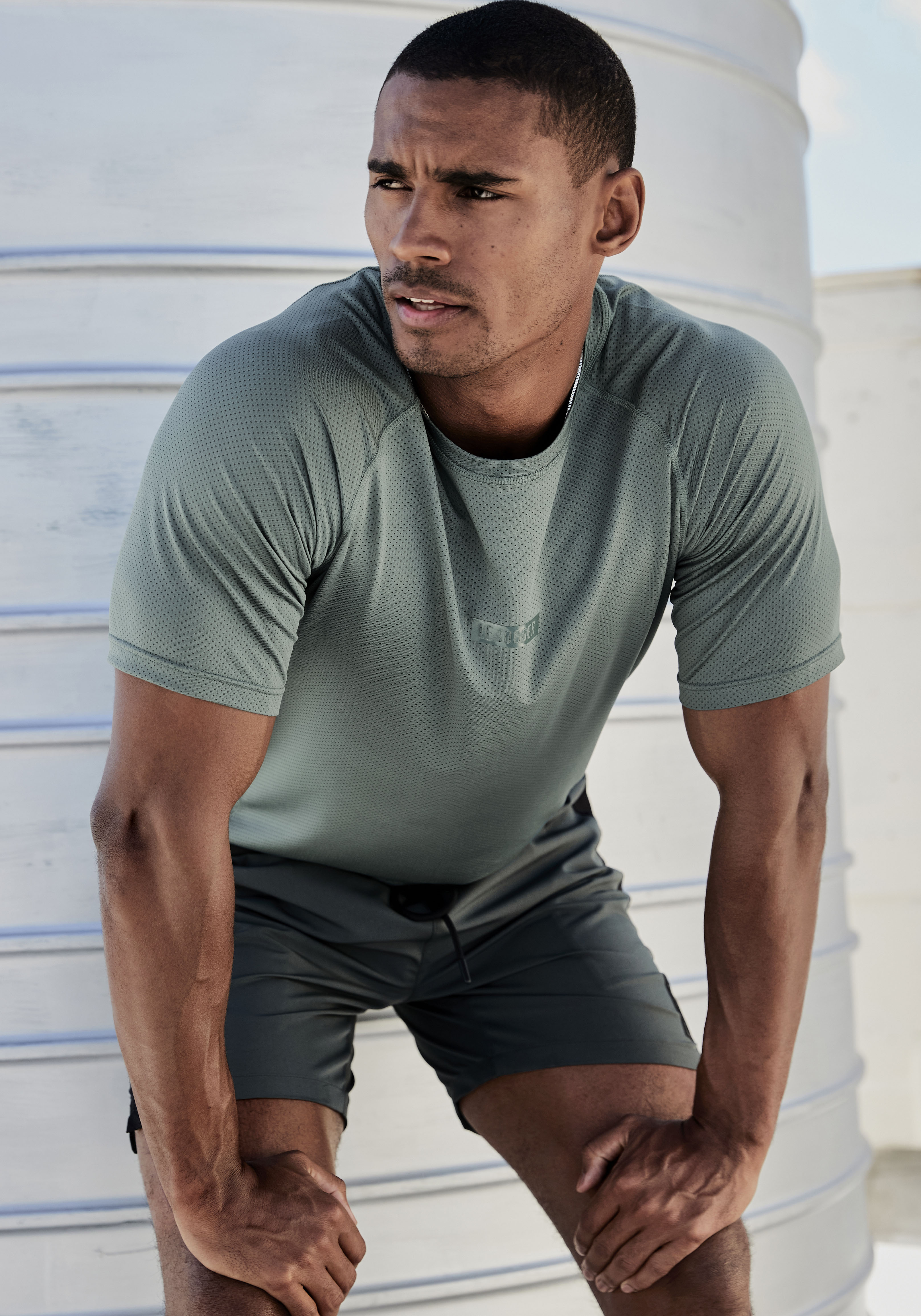 AUTHENTIC LE JOGGER T-Shirt, elastisches Shirt mit Logodruck günstig online kaufen