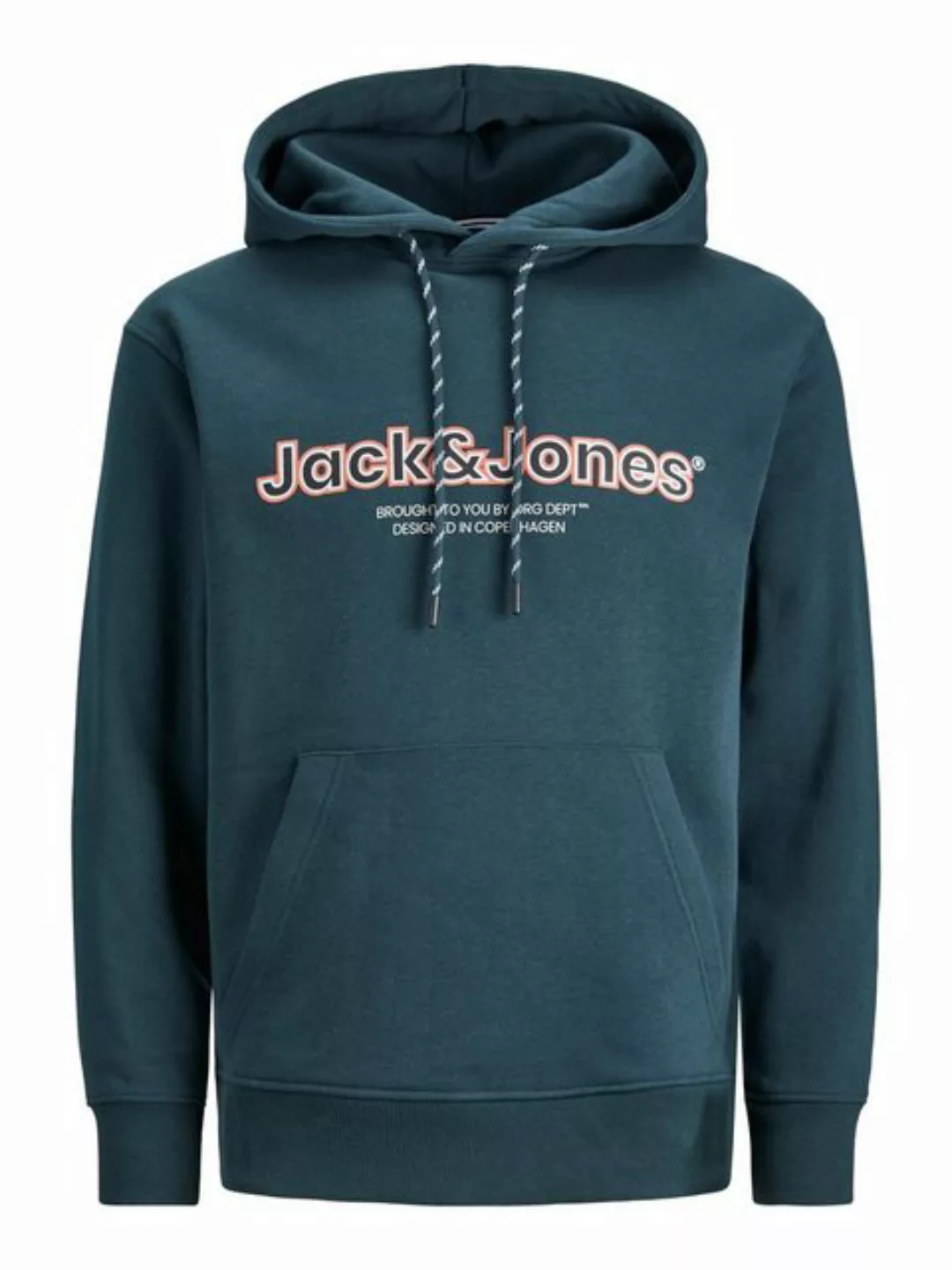 Jack & Jones Hoodie JORLAKEWOOD SWEAT HOOD BF mit coolem Print günstig online kaufen