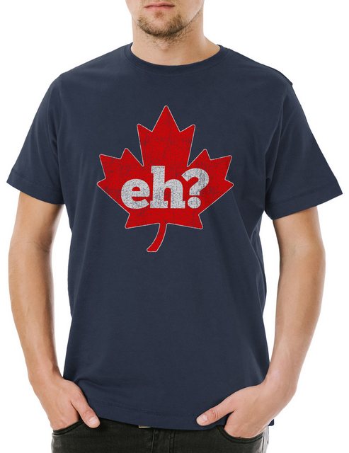 Urban Backwoods Print-Shirt Canada Eh Herren T-Shirt Fahne Flagge Banner Ma günstig online kaufen