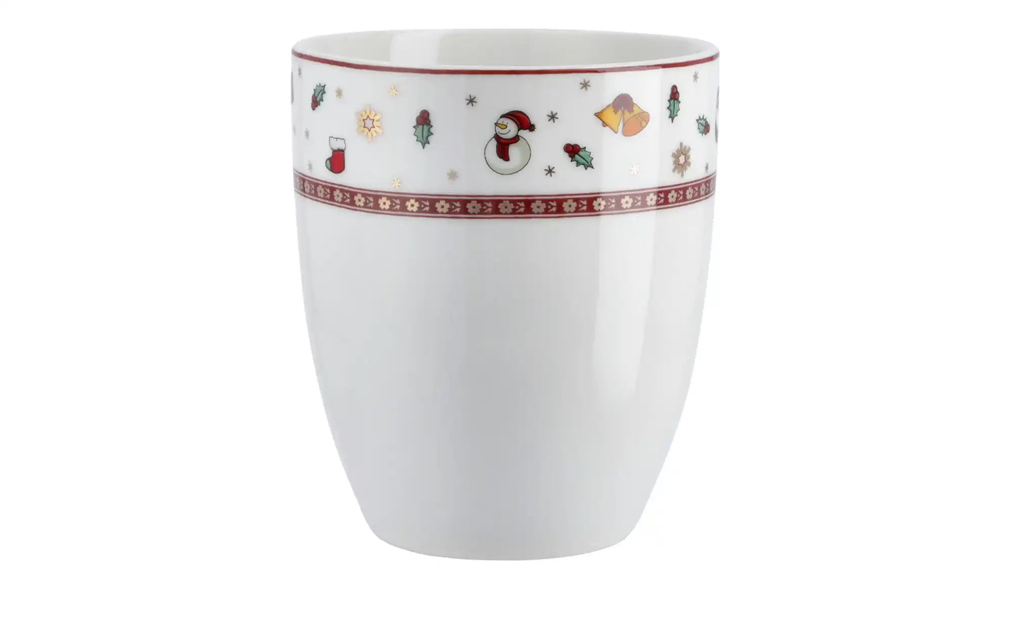 Peill+Putzler Kaffeebecher  Santa ¦ mehrfarbig ¦ Porzellan ¦ Maße (cm): H: günstig online kaufen