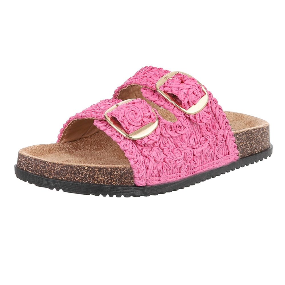 Ital-Design Stylische Damen Sandalen mit Doppelschnalle günstig online kaufen