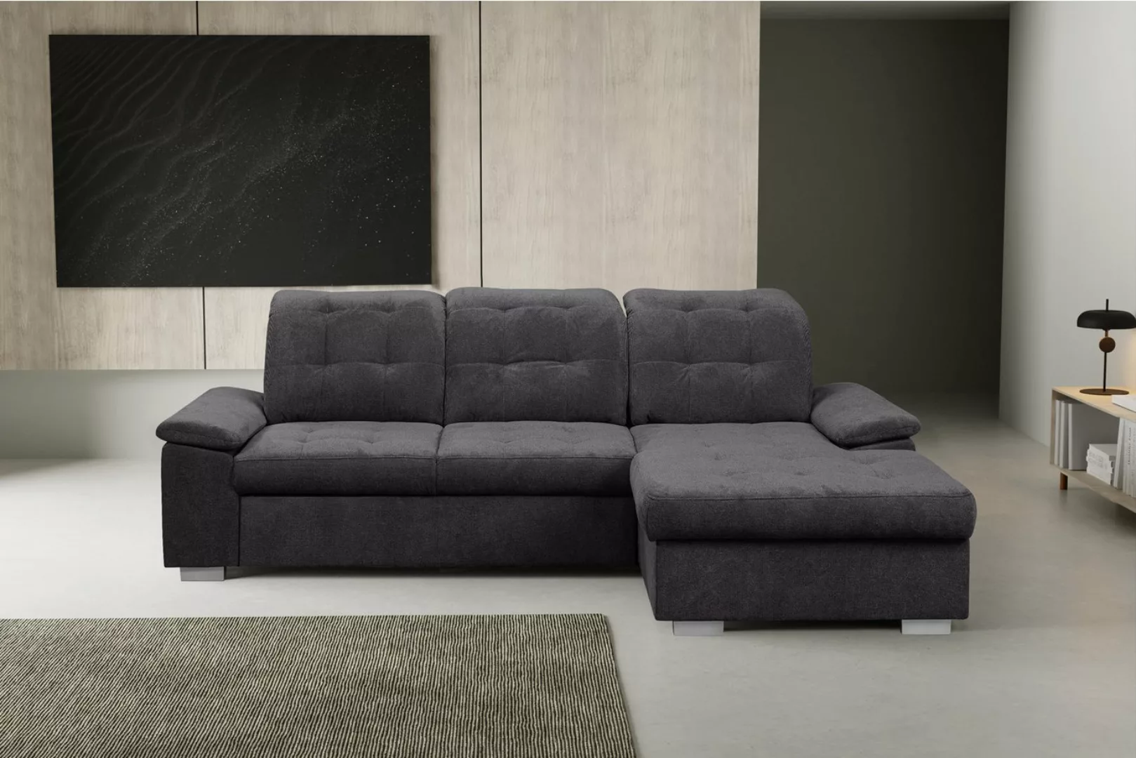 WERK2 Ecksofa Carmen L-Form, Sofa, Eckcouch mit Schlaffunktion, Bettkasten, günstig online kaufen