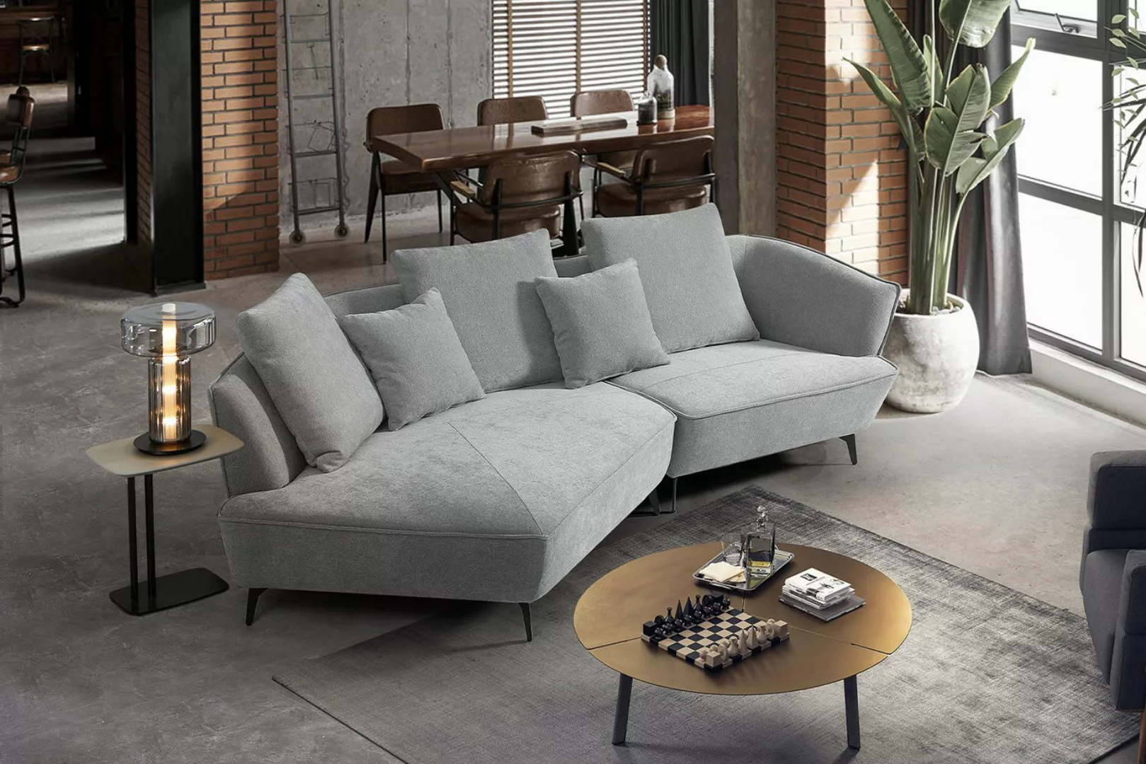 KAWOLA Sofa GARBO, Designsofa, rechts od. links offen, versch. Farben günstig online kaufen