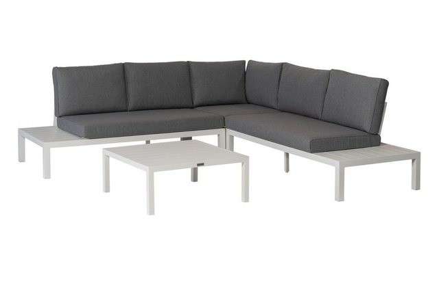 EXOTAN Gartensofa Gartenecksofa La Vida aus Aluminium, Weiß günstig online kaufen