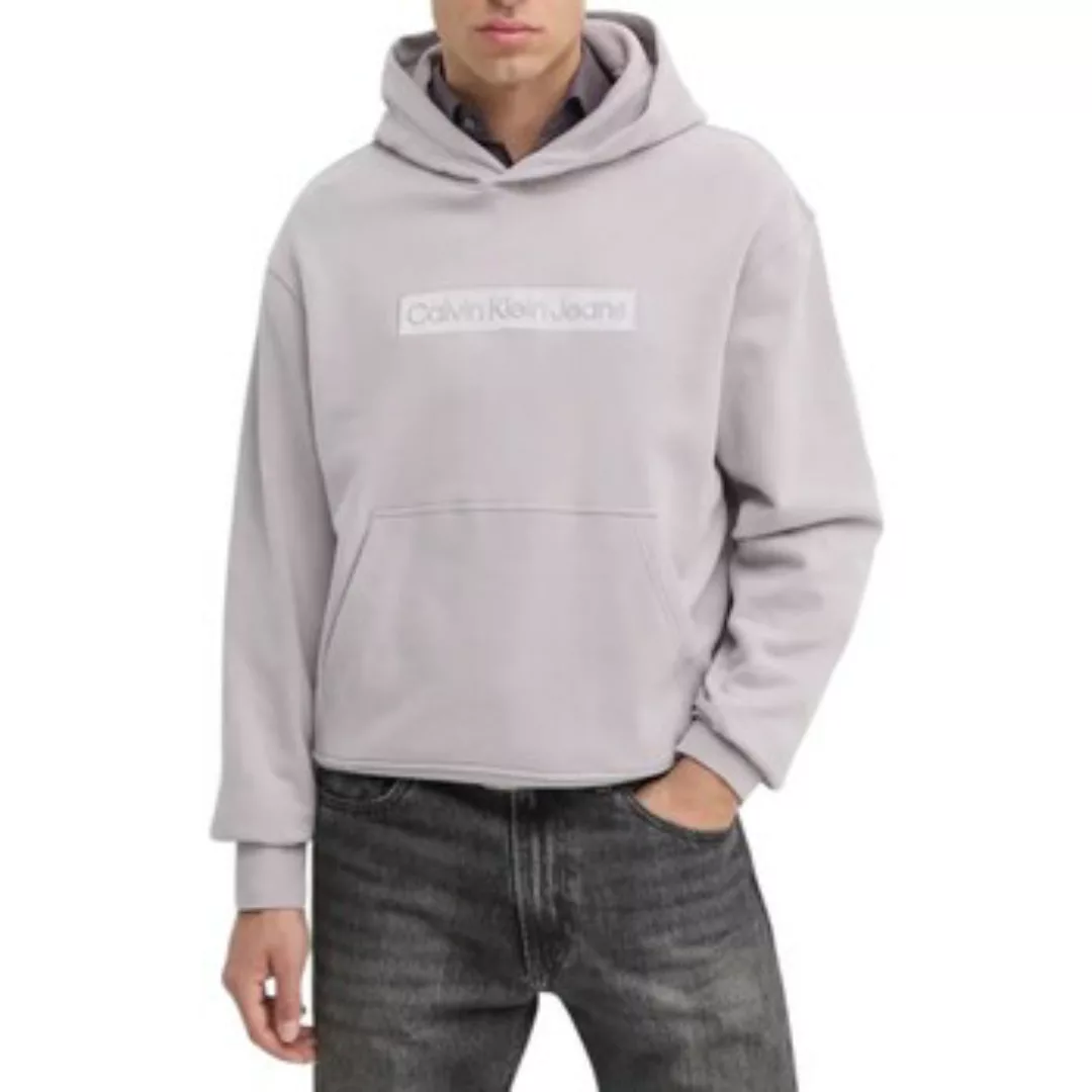 Calvin Klein Jeans  Sweatshirt EMBROIDERED BOX HOOD J30J326147 günstig online kaufen