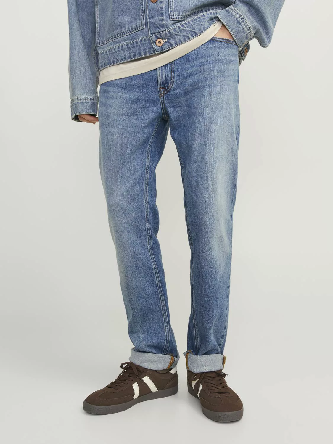 Jack & Jones Regular-fit-Jeans "JJICLARK JJORIGINAL AM NOOS" günstig online kaufen