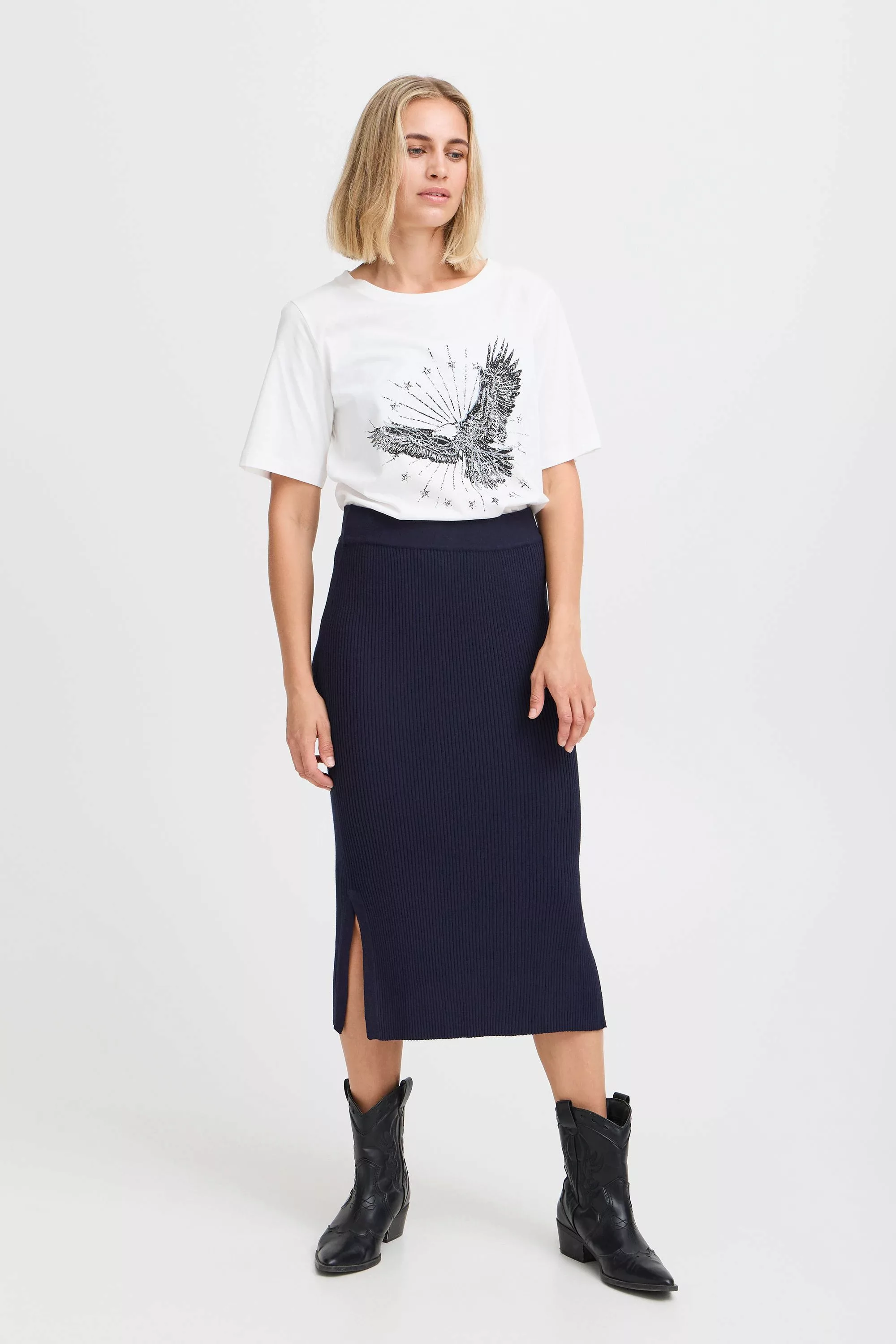 Pulz Jeans Bleistiftrock "Bleistiftrock PZSARA Pencil Skirt" günstig online kaufen