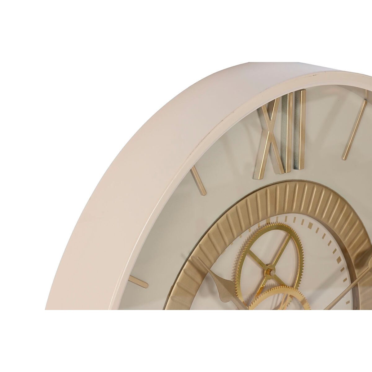 Bigbuy Uhr Wanduhr SanLov Weiß Beige günstig online kaufen