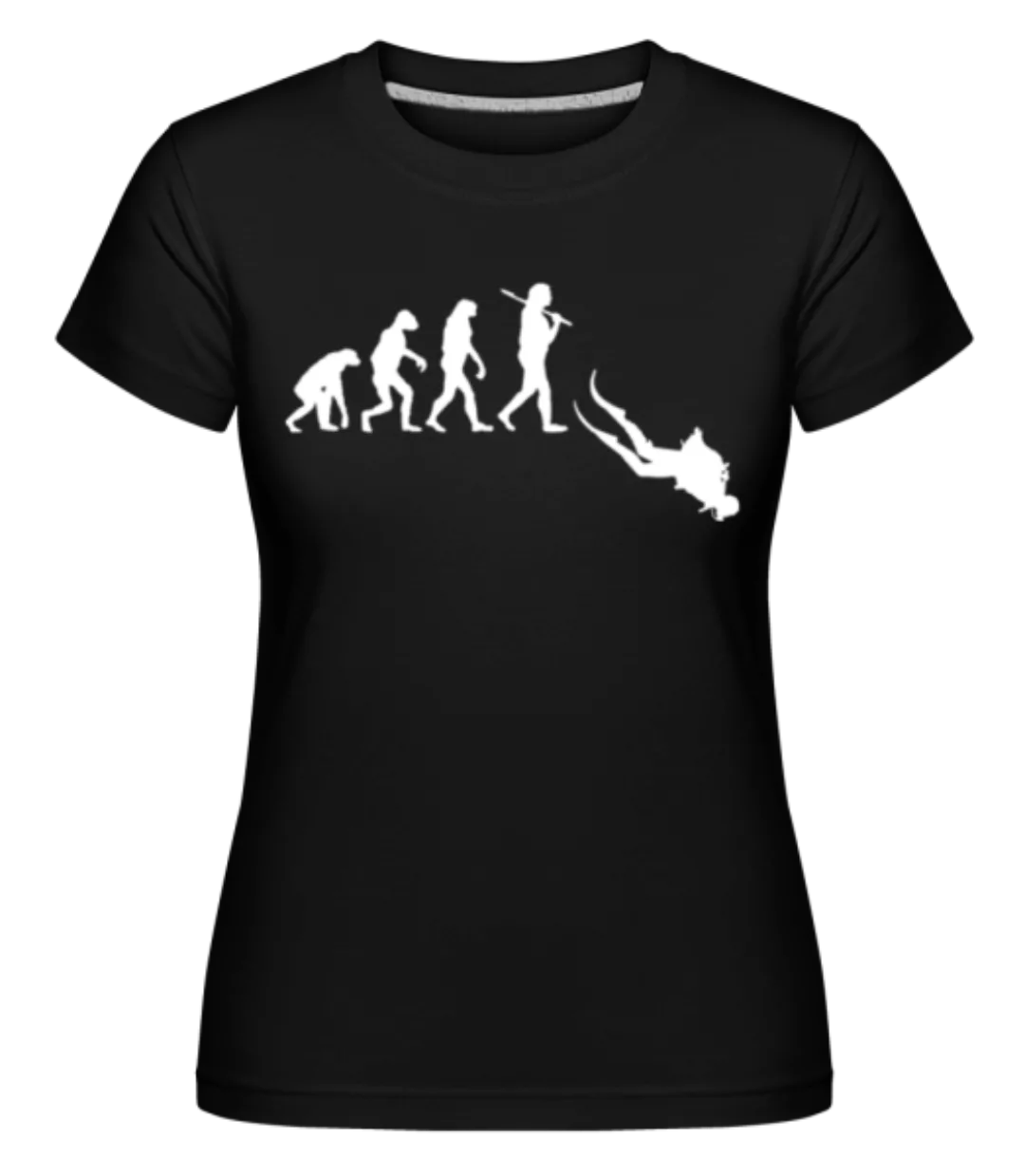 Evolution Of Diving · Shirtinator Frauen T-Shirt günstig online kaufen