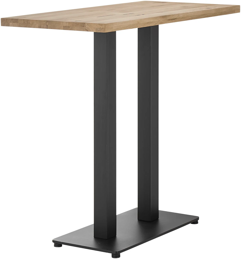 Stolkom Bartisch "Jay Eiche Massivholz geölt, Hochtisch BxHxT 120x104x60 cm günstig online kaufen