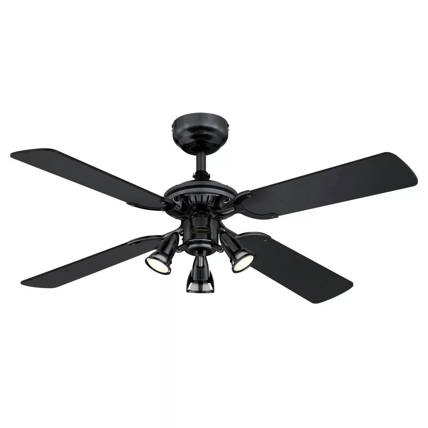 WESTINGHOUSE Deckenventilator Princess Euro 105 cm Brushed Gun Metal mit Be günstig online kaufen