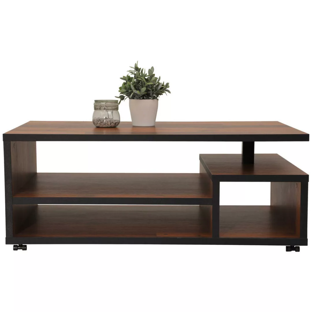 Couchtisch Eike Old Wood schwarz Nachbildung B/H/T: ca. 110x50x68 cm günstig online kaufen