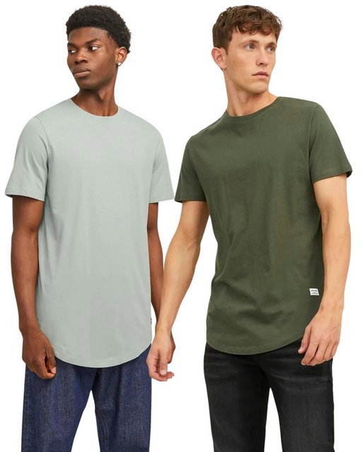 Jack & Jones T-Shirt basic Longshirt im Doppelpack günstig online kaufen