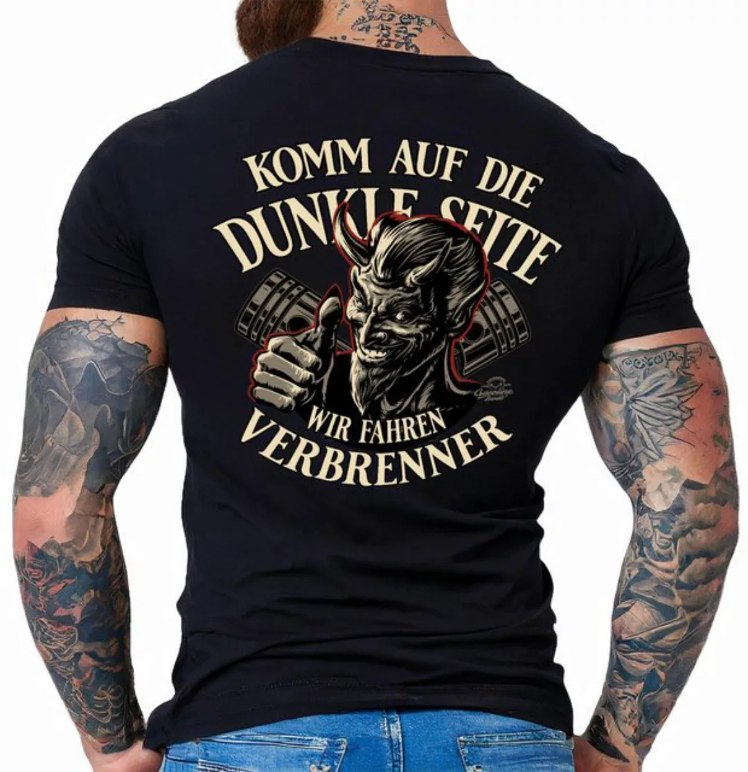 GASOLINE BANDIT® T-Shirt für US-Cars Classic Auto Oldtimer Fans - Komm auf günstig online kaufen