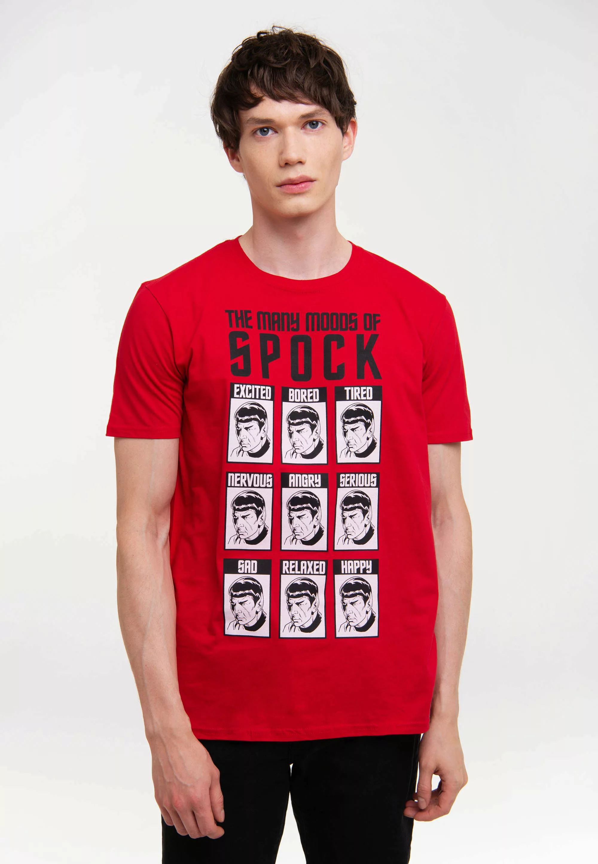 LOGOSHIRT T-Shirt "Star Trek", mit Spock-Print günstig online kaufen