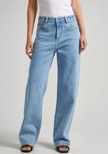 Pepe Jeans Loose-fit-Jeans "LOOSE ST JEANS HW", mit geradem, weitem Bein günstig online kaufen