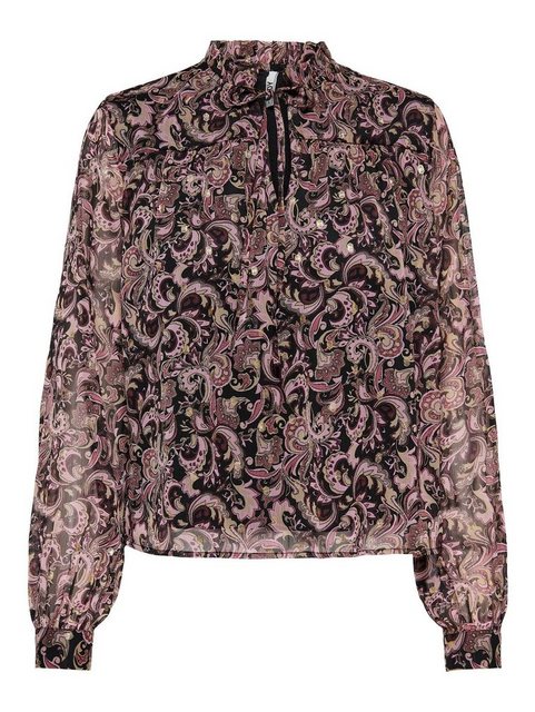 JACQUELINE de YONG Blusenshirt Langarm Bluse Print Paisley Muster V-Neck Tu günstig online kaufen