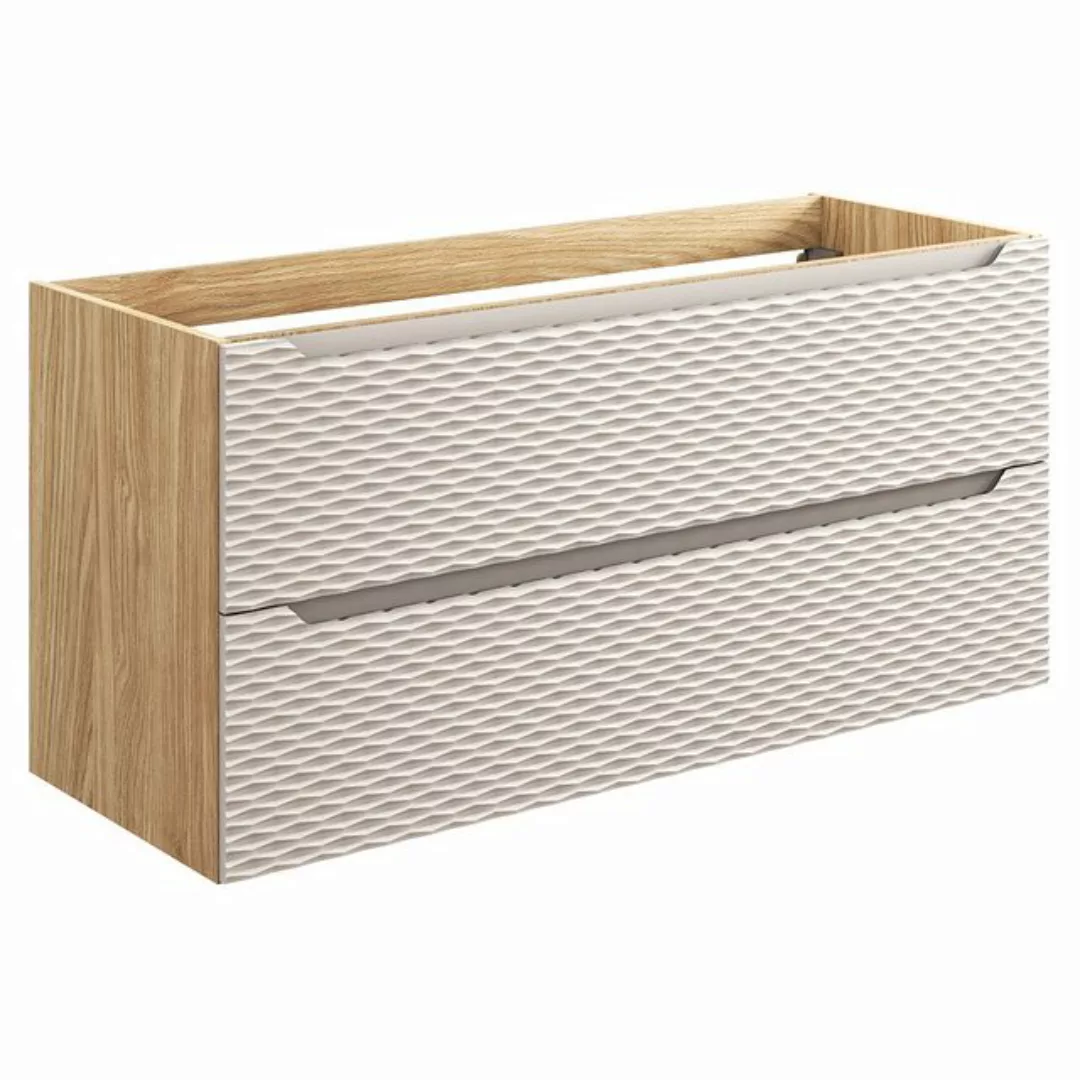 Lomadox Waschbeckenschrank OLUO-56-BEIGE Waschtischunterschrank, 120cm, Eic günstig online kaufen