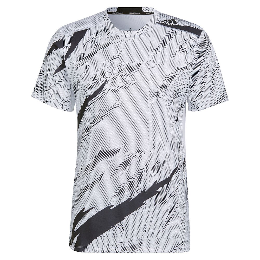 Adidas M D4t Aop Kurzarm T-shirt S White / Black günstig online kaufen