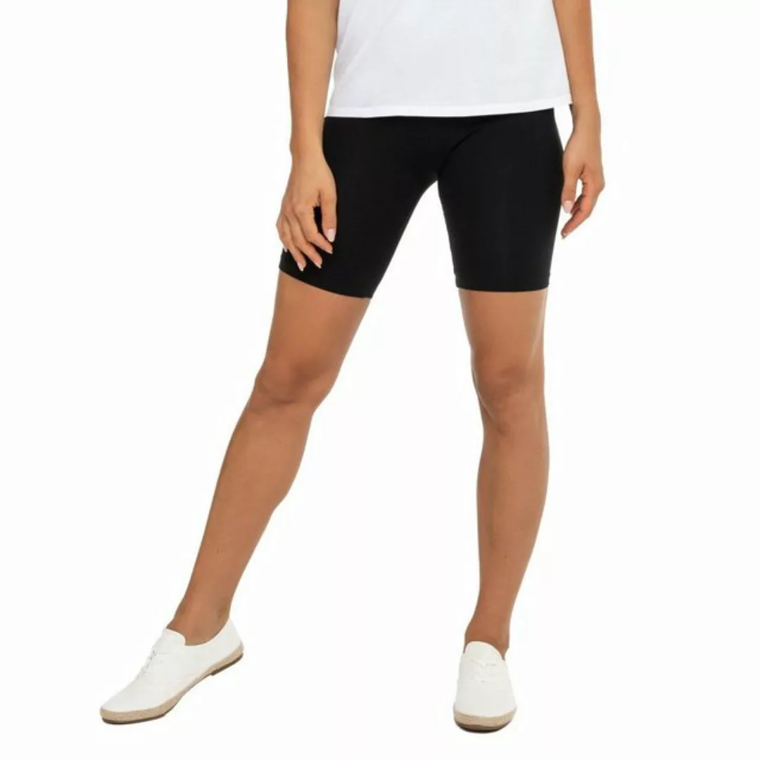 celodoro Shorts Damen Kurzleggings Stretch-Jersey Radlerhose aus Baumwolle günstig online kaufen