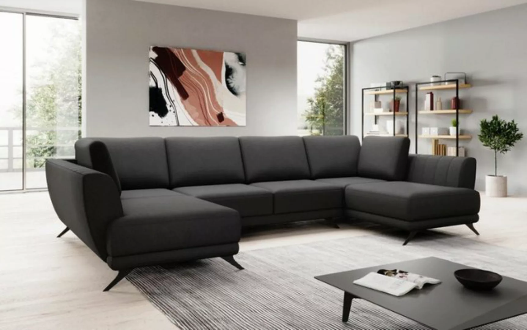 Luxusbetten24 Schlafsofa Designer Sofa Nina, mit Schlaffunktion günstig online kaufen