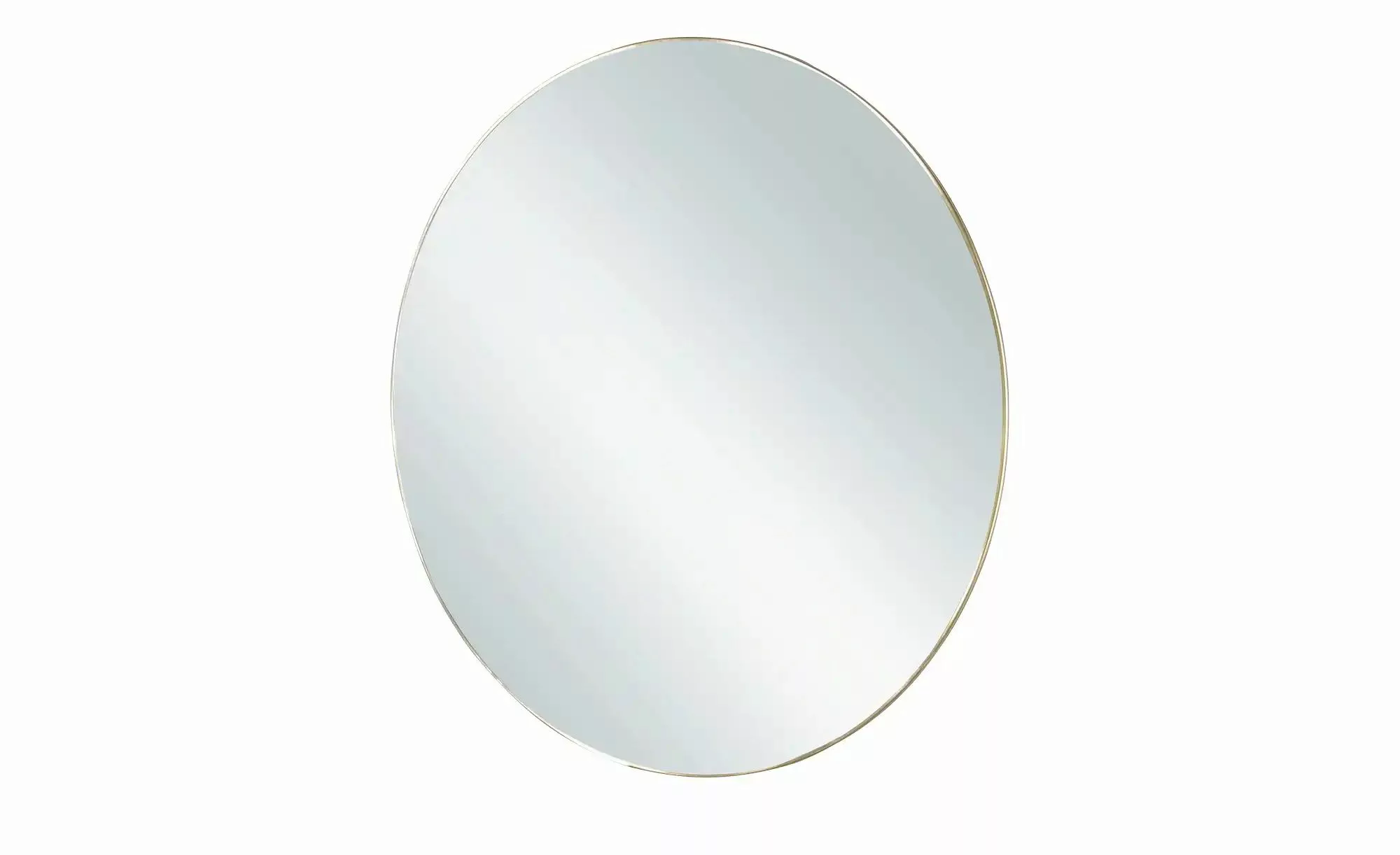 Spiegel  Moerna ¦ gold ¦ Glas,Aluminium,Metall ¦ Maße (cm): T: 0.5  Ø: 50 A günstig online kaufen