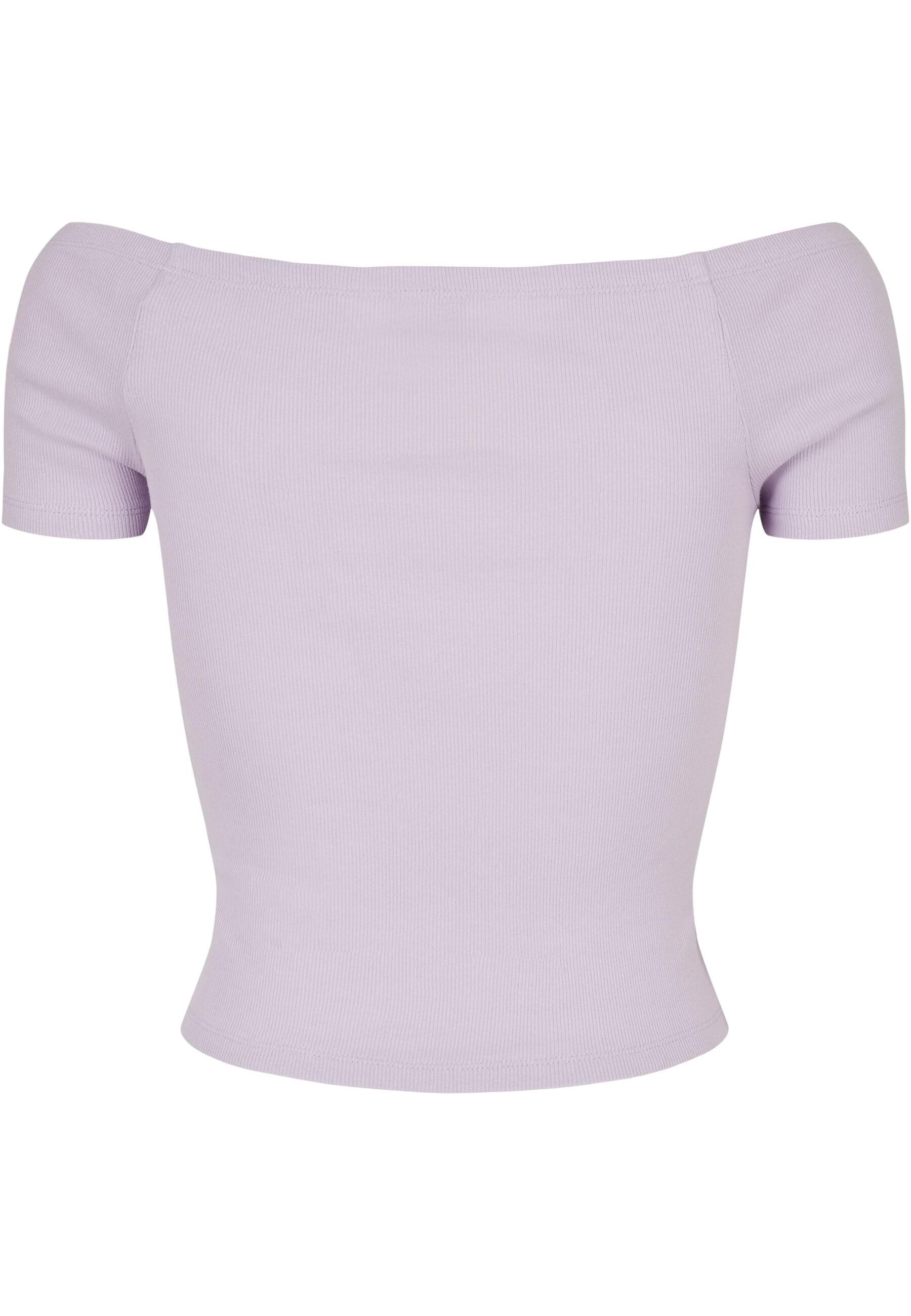URBAN CLASSICS T-Shirt "Urban Classics Damen Ladies Off Shoulder Rib Tee", günstig online kaufen