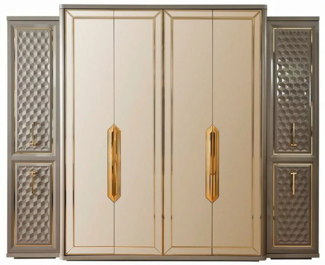 Casa Padrino Kleiderschrank Casa Padrino Luxus Art Deco Schlafzimmerschrank günstig online kaufen