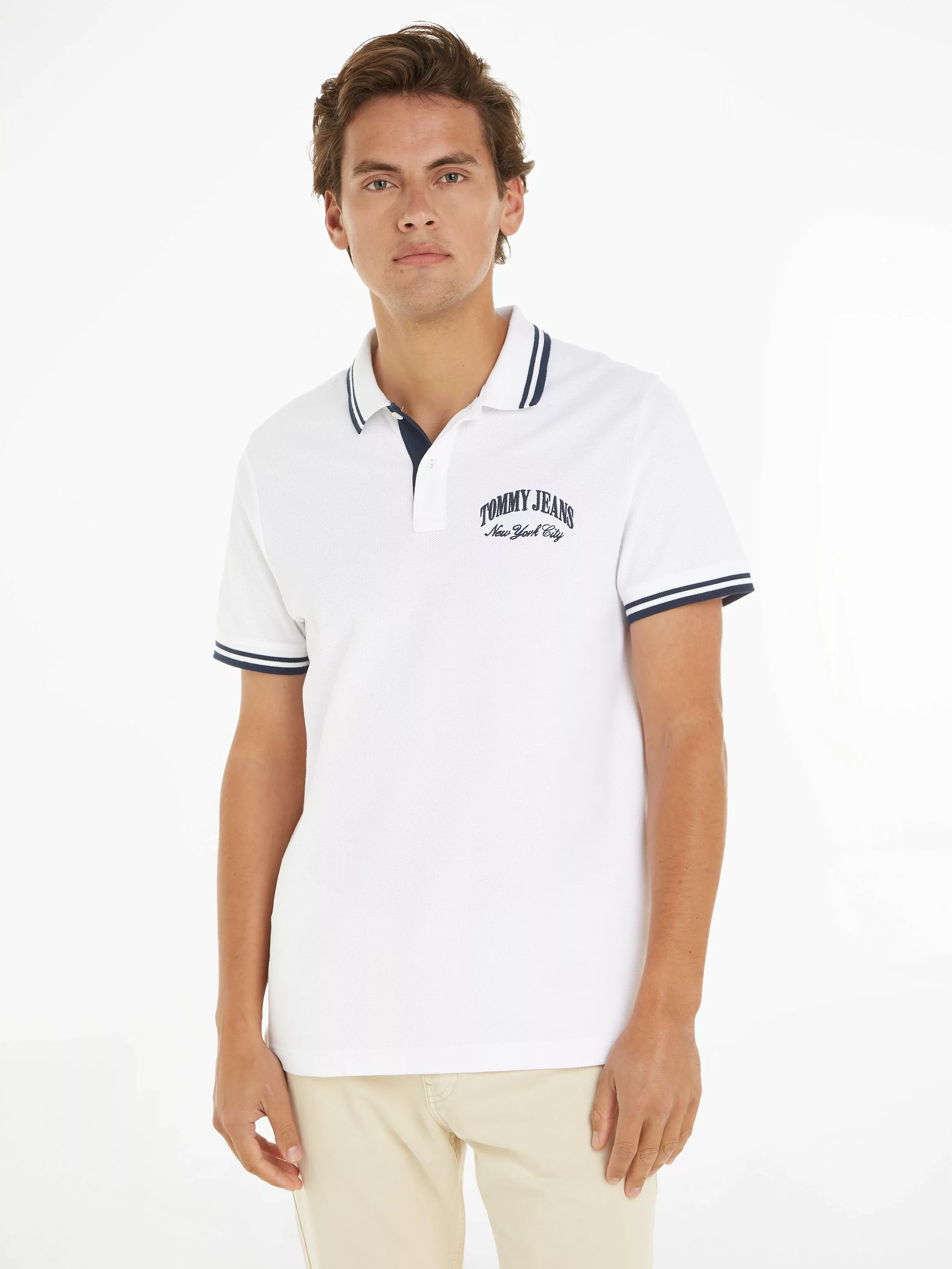 Tommy Jeans Poloshirt "TJM REG TIPPING POLO", mit kontrastfarbenen Details günstig online kaufen