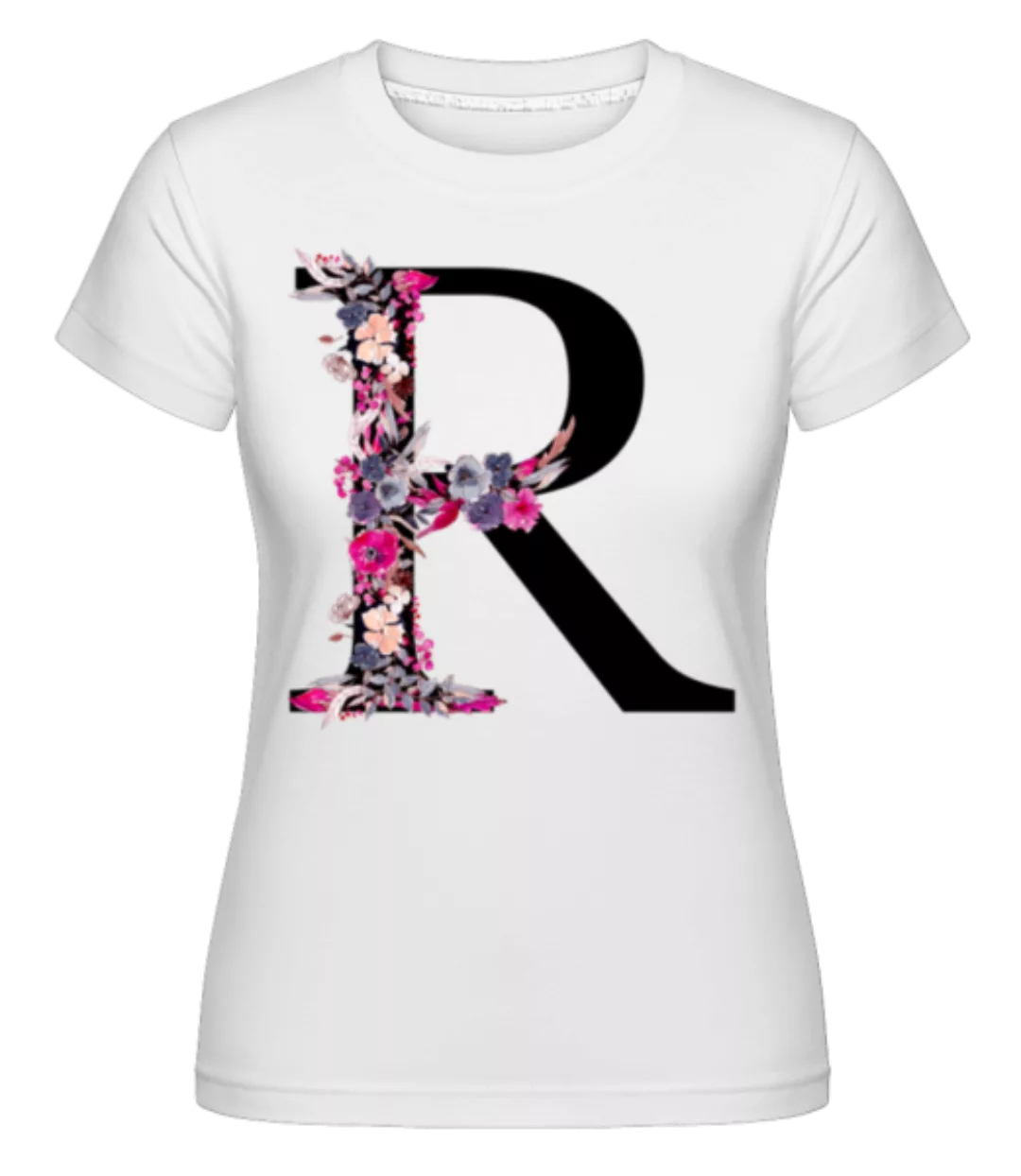 Blumen Initiale R · Shirtinator Frauen T-Shirt günstig online kaufen