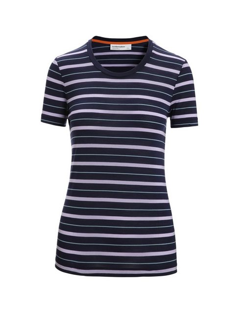 Icebreaker Kurzarmshirt Icebreaker W Wave Short-sleeve Tee Stripe Damen günstig online kaufen