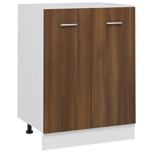 vidaXL Unterschrank Unterschrank Braun Eichen-Optik 60x46x81,5 cm Spanplatt günstig online kaufen