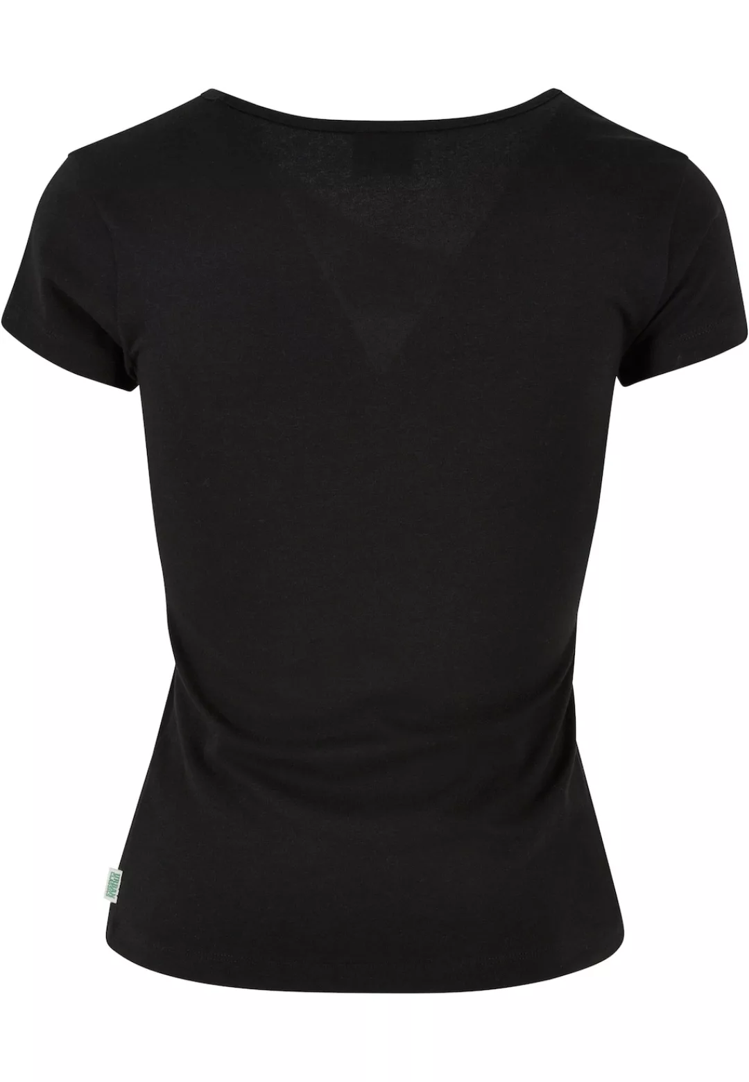 URBAN CLASSICS T-Shirt "Urban Classics Damen Ladies Organic Asymmetric Neck günstig online kaufen