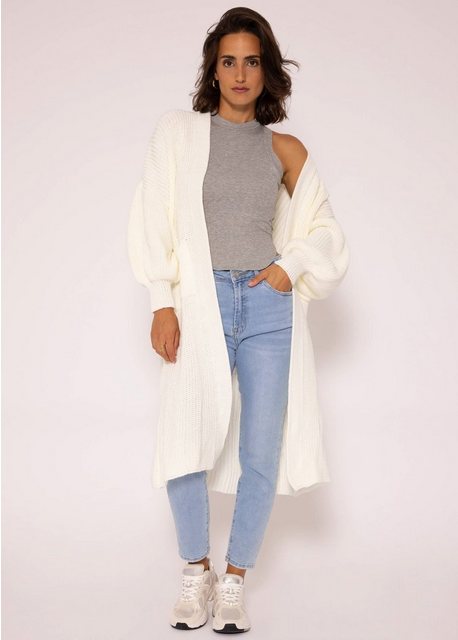 SASSYCLASSY Longstrickjacke Oversize Strickjacke Damen lang Elegant Winter günstig online kaufen