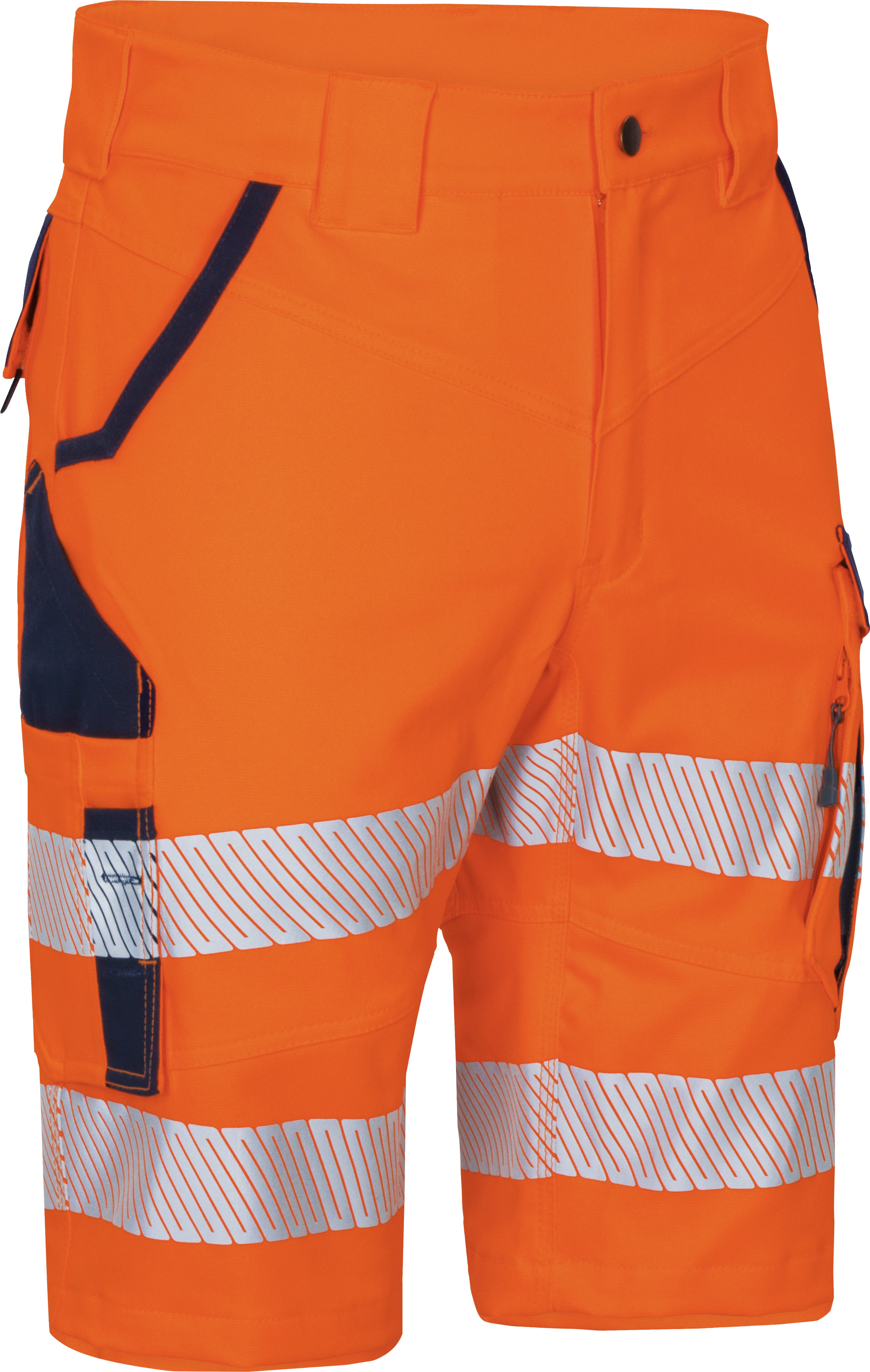vizwell Arbeitsshorts kurze Warnschutz Arbeitshose HiVis günstig online kaufen