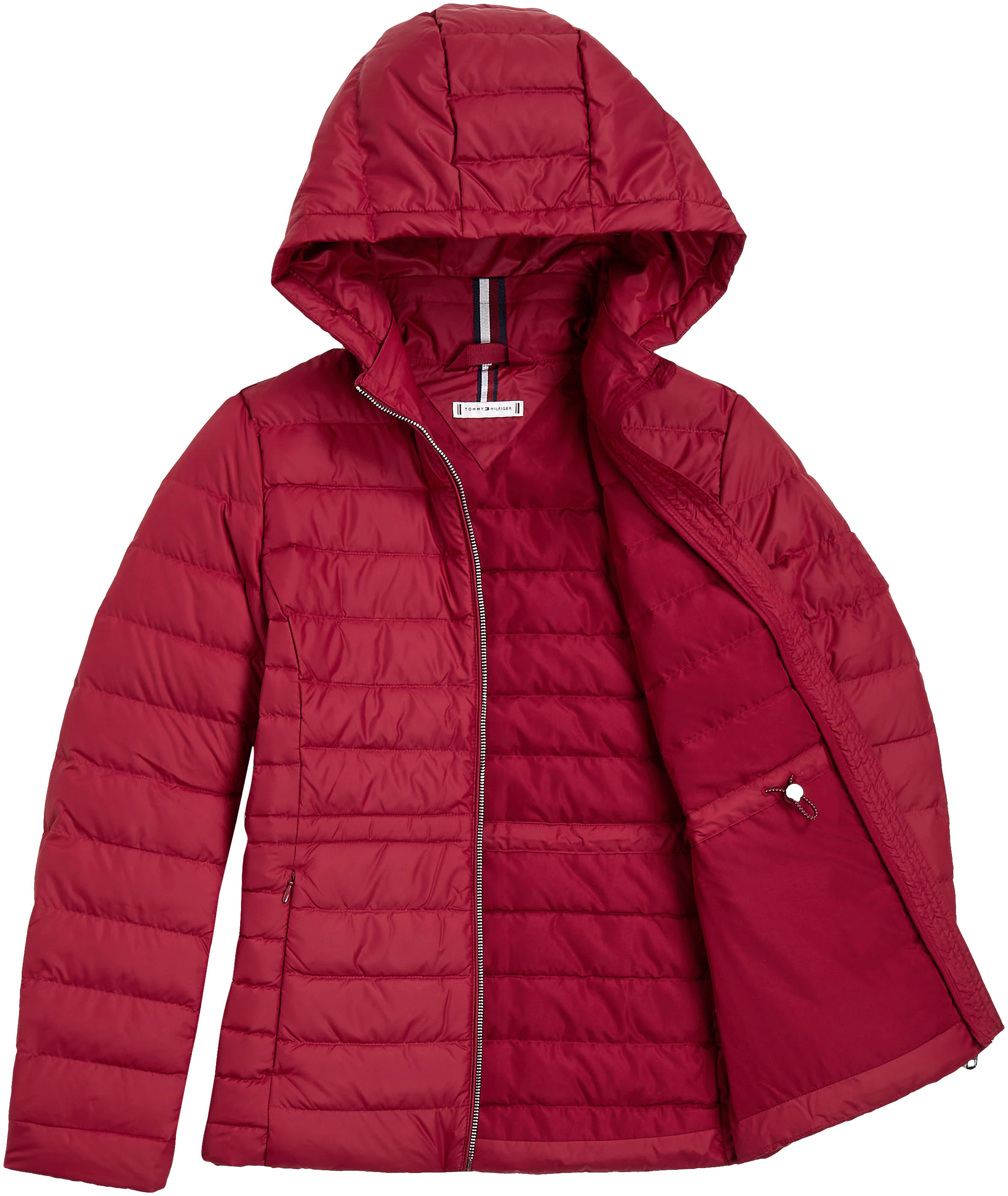 Tommy Hilfiger Steppjacke FEMININE LW DOWN JACKET mit Kapuze günstig online kaufen