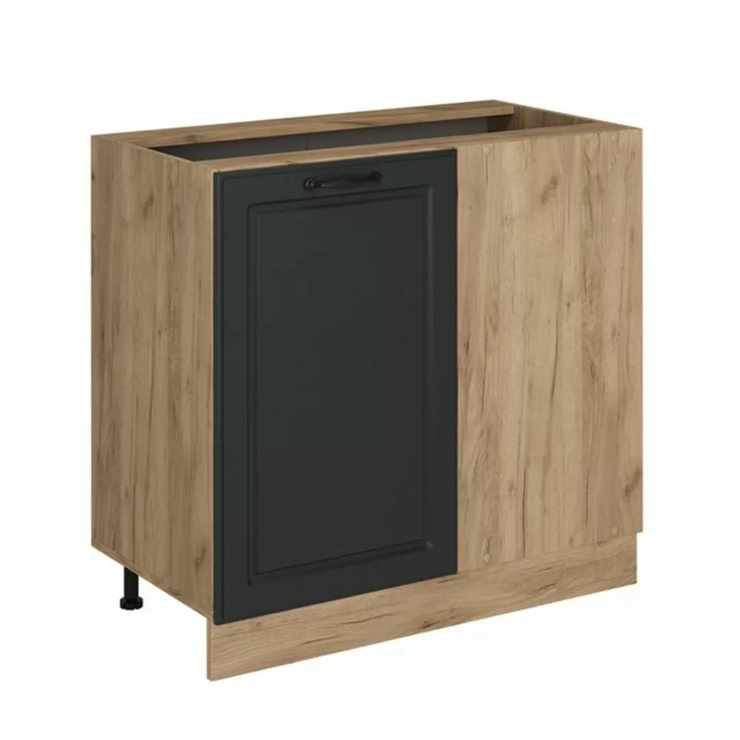 Vicco Eckunterschrank R-Line, Anthrazit Landhaus/Goldkraft Eiche, 86 cm ohn günstig online kaufen