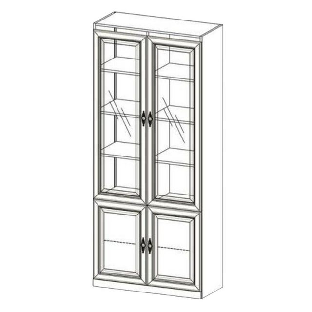 JVmoebel Glasvitrine Vitrine Vitrinen Schrank Glasschrank Wohnzimmer Regal günstig online kaufen