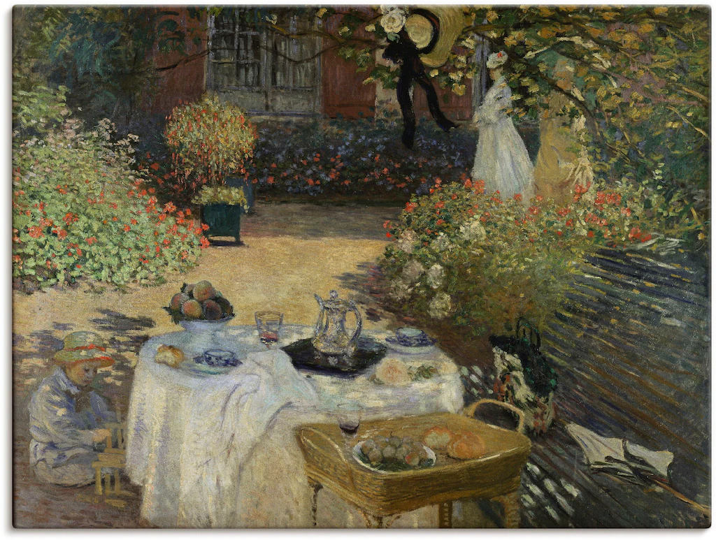 Artland Wandbild "Im Garten Claude Monets in Argenteuil", Garten, (1 St.), günstig online kaufen