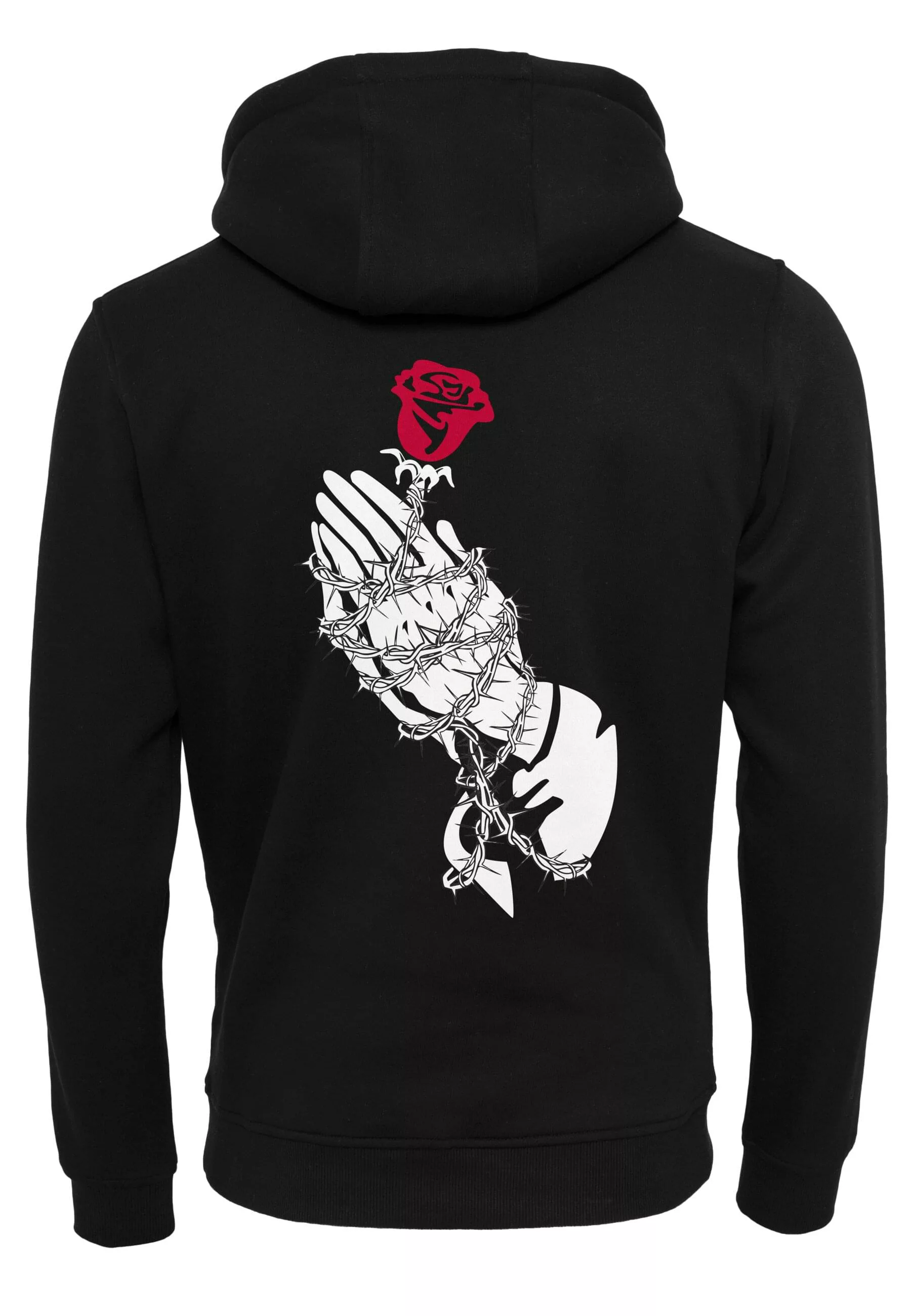 MisterTee Sweatshirt "MisterTee Herren Hand Rose Hoody" günstig online kaufen