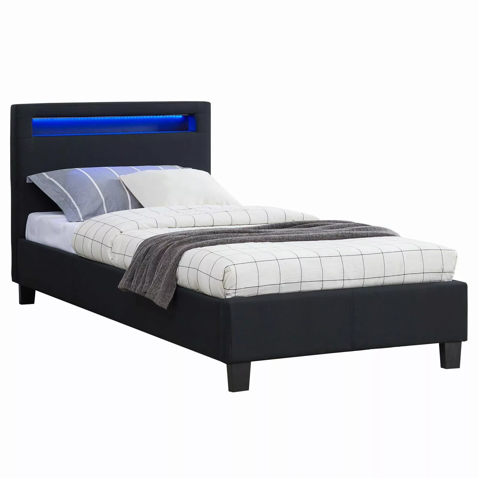 CARO-Möbel Polsterbett HIMALAYA, Polsterbett Einzelbett Jugendbett günstig online kaufen