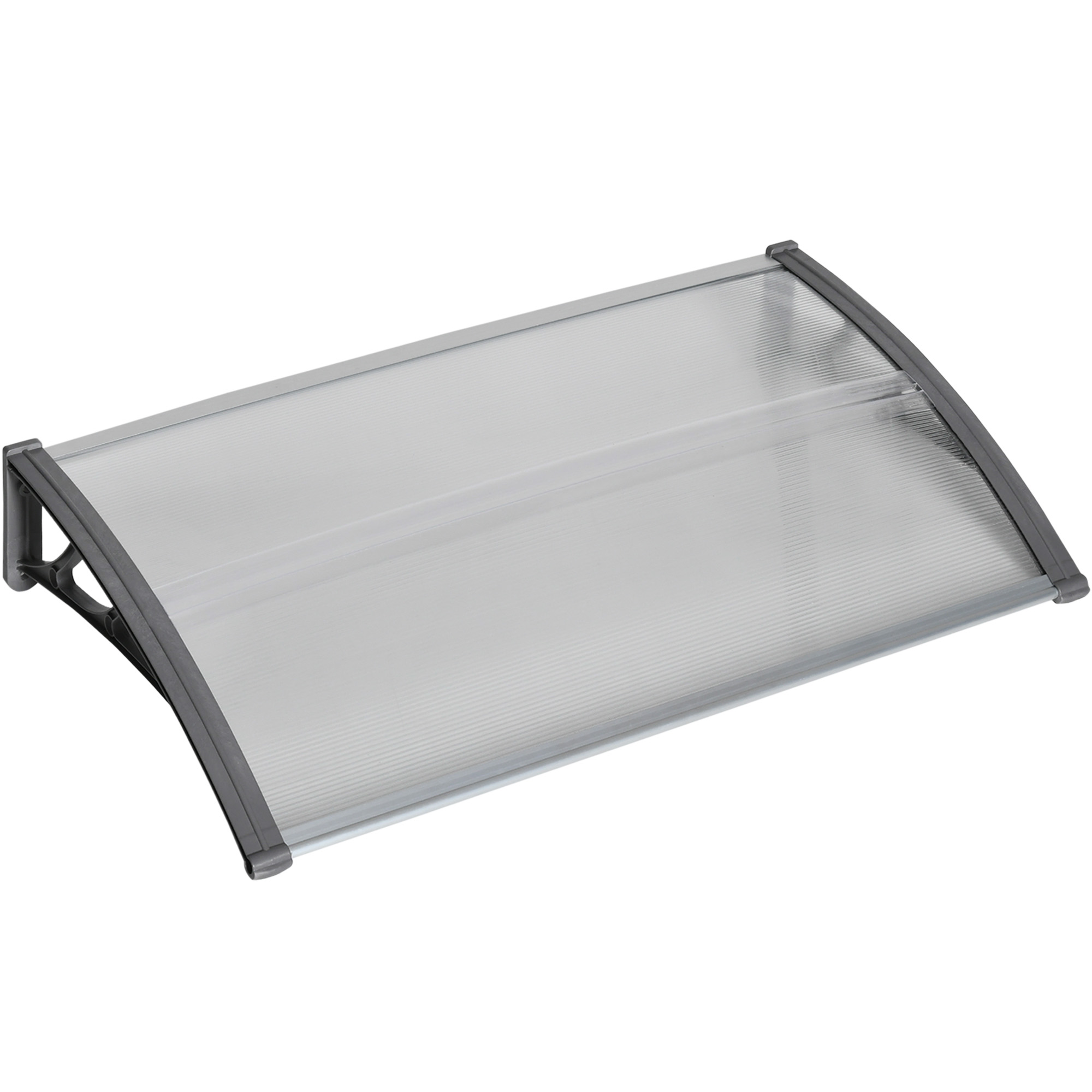 Outsunny Pultvordach Vordach für Haustür 110 x 60 x 18 cm Überdachung mit U günstig online kaufen