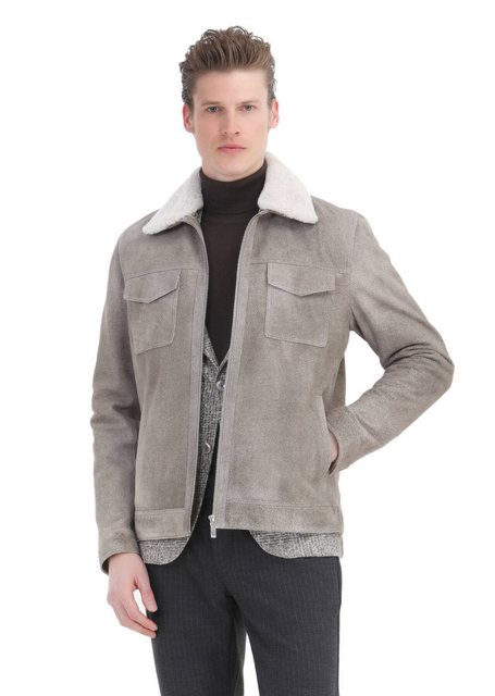 RAMSEY Winterjacke Mink Wildleder Mantel günstig online kaufen