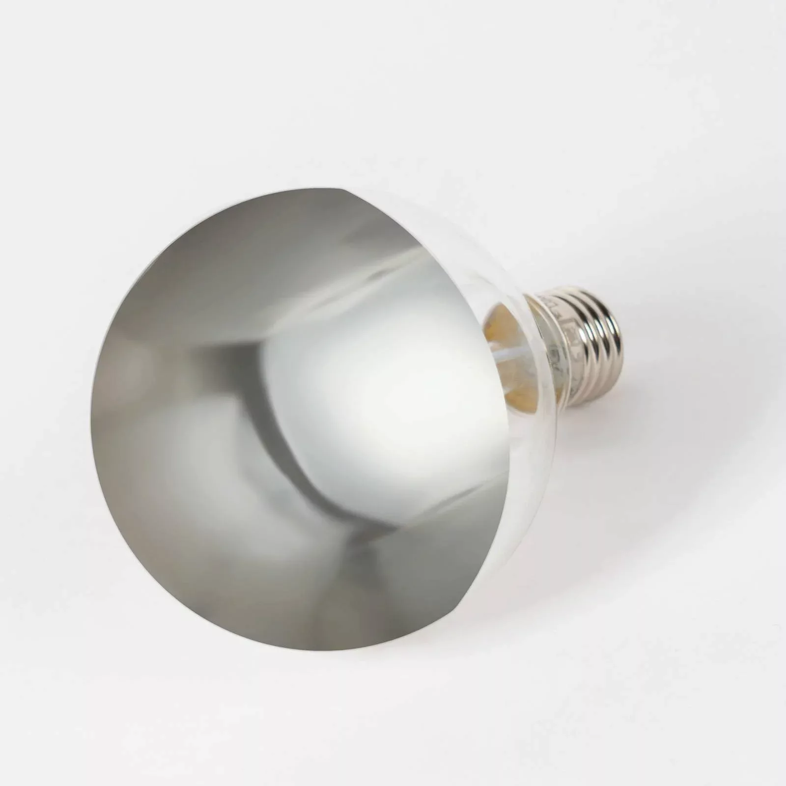 E27 3,8W Kopfspiegellampe G95 927 silber, 2er-Set günstig online kaufen