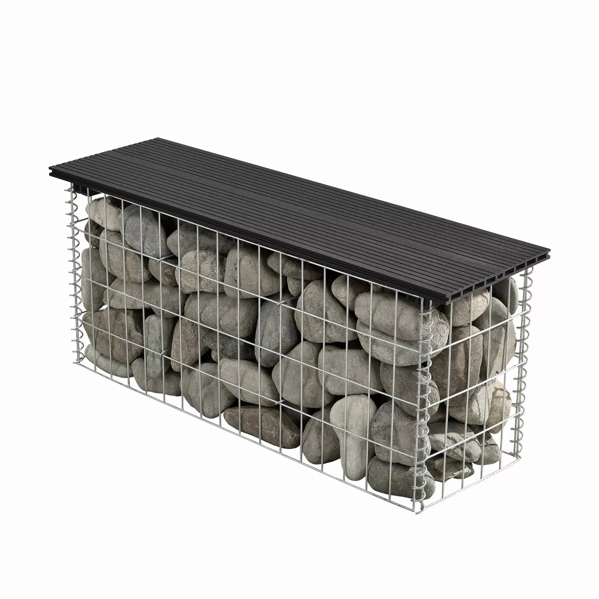 pro.tec Gartenbank, »Friesland« WPC Gabionenbank 100 günstig online kaufen