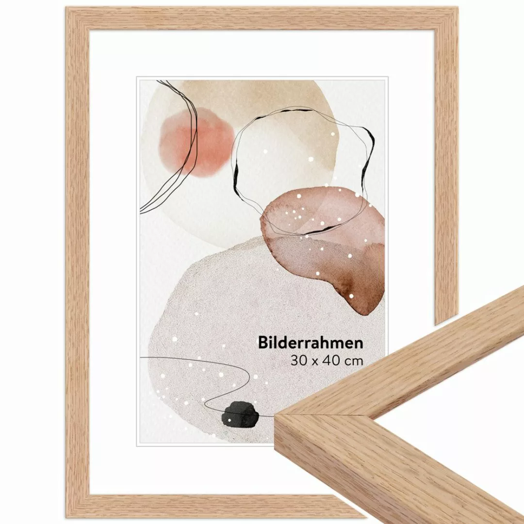 WANDStyle Bilderrahmen H430, Eiche-Optik, aus Massivholz günstig online kaufen